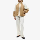 JW Anderson Women's Colour Block Track Jacket in Beige