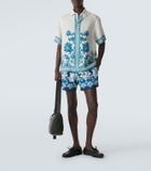 Etro Floral linen shirt