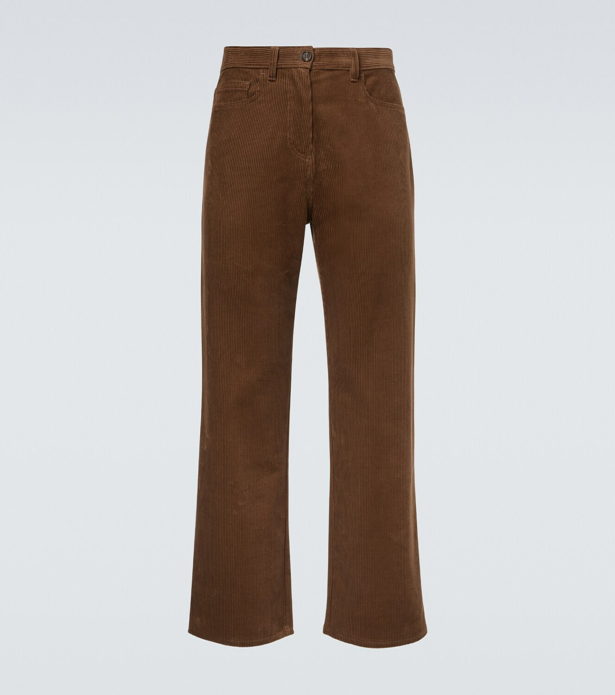 Miu Miu Cotton corduroy straight pants