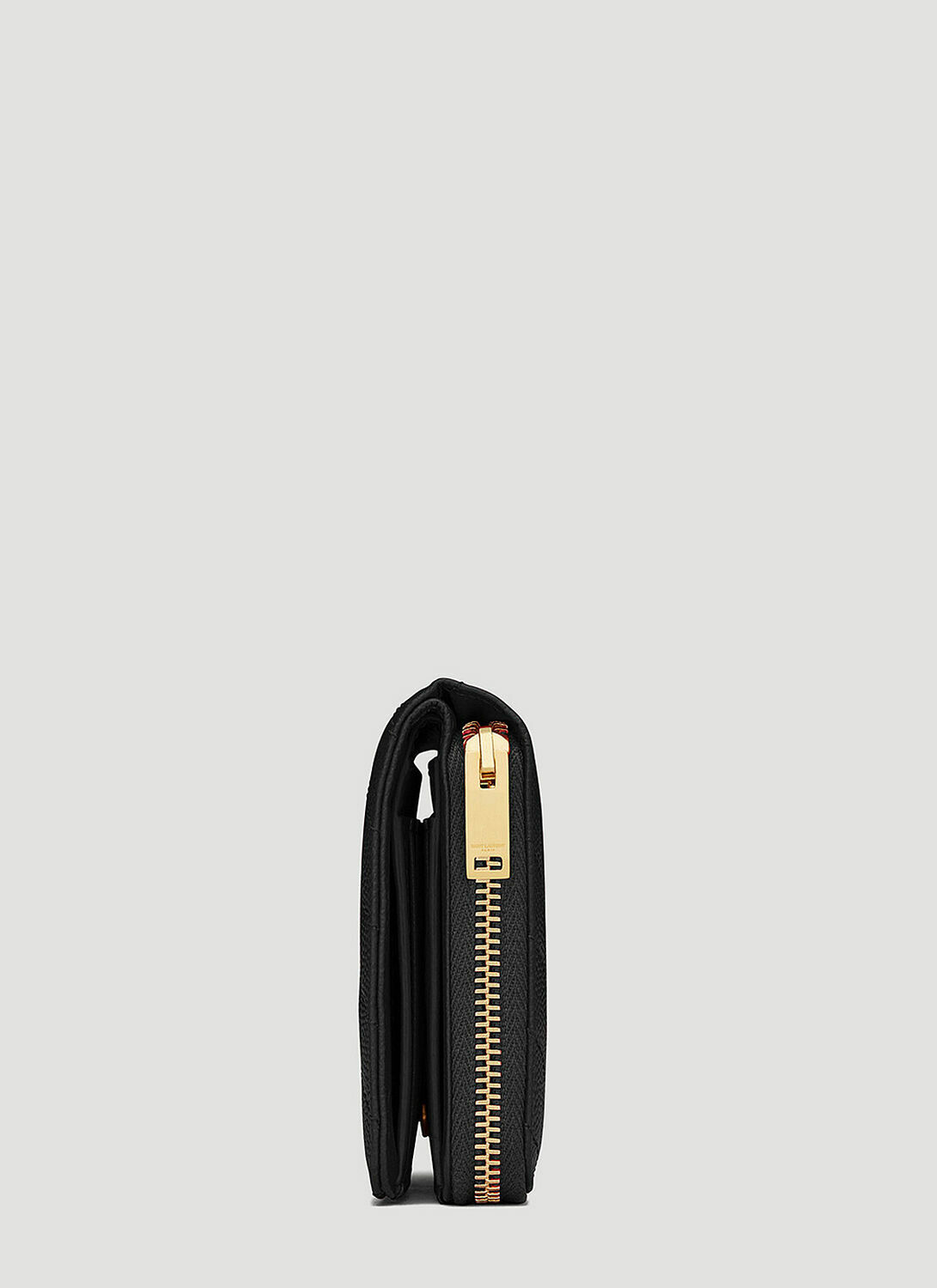 Saint Laurent Matelassé Compact Wallet