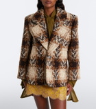 Saint Laurent Wool and mohair-blend tweed blazer