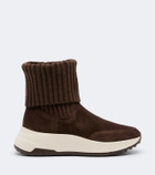 Hogan H669 suede ankle boots
