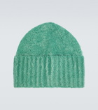 Auralee Brushed kid mohair knit beanie