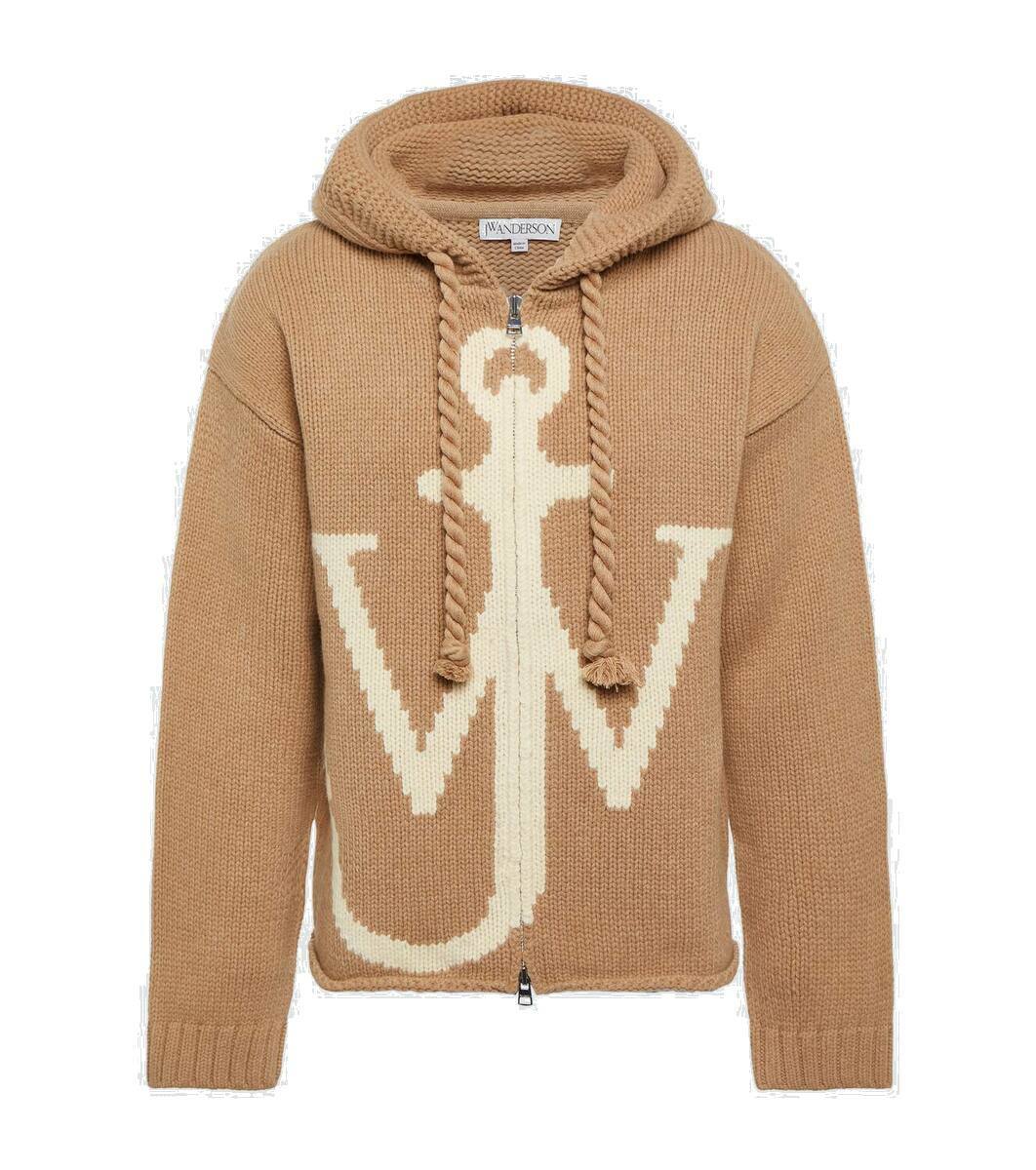 JW Anderson Anchor wool hoodie JW Anderson