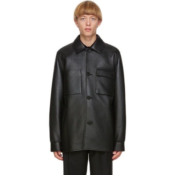 【acne studious】leather chore jacket