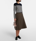 Prada Striped virgin wool sweater