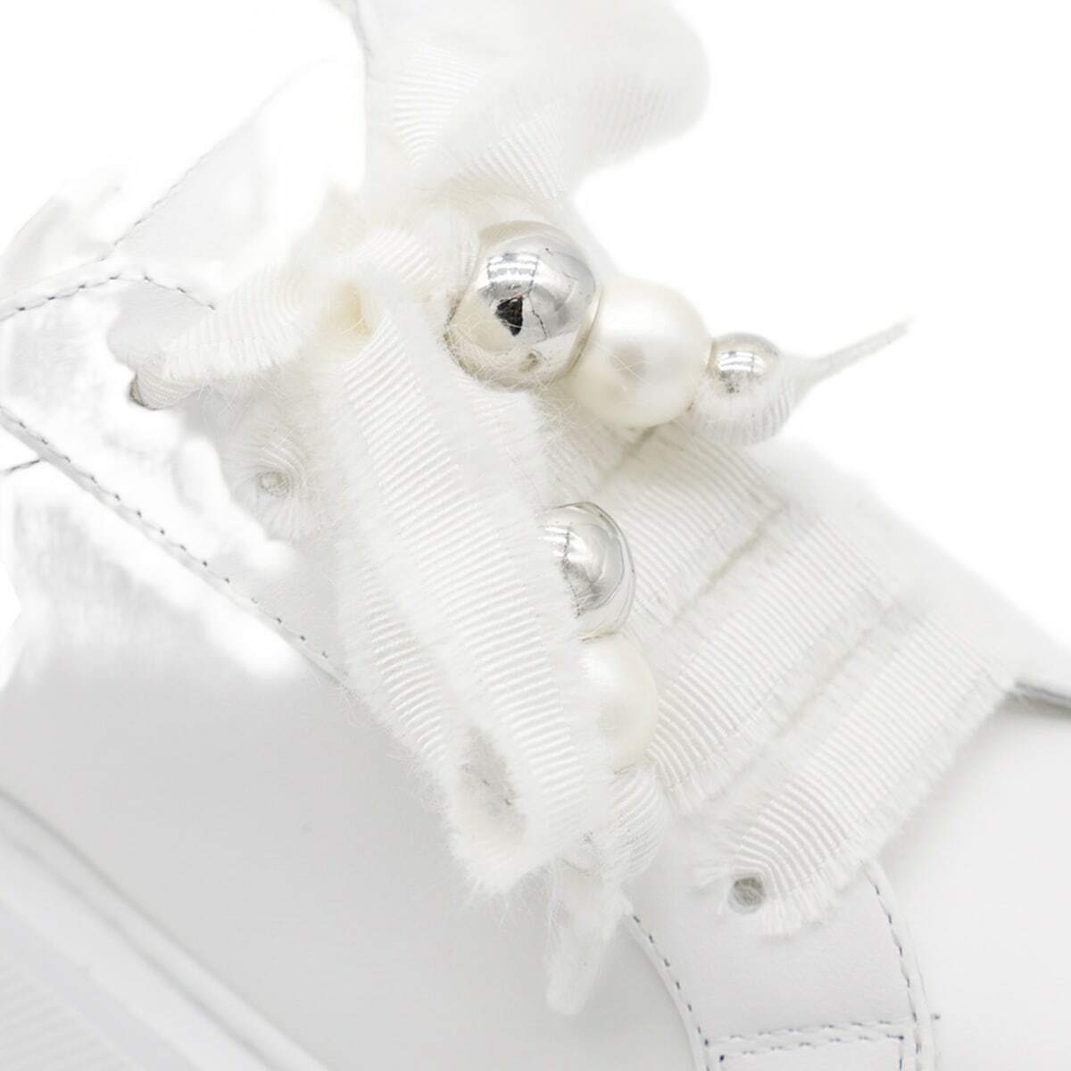 Casadei White Leather Nexus Sneakers