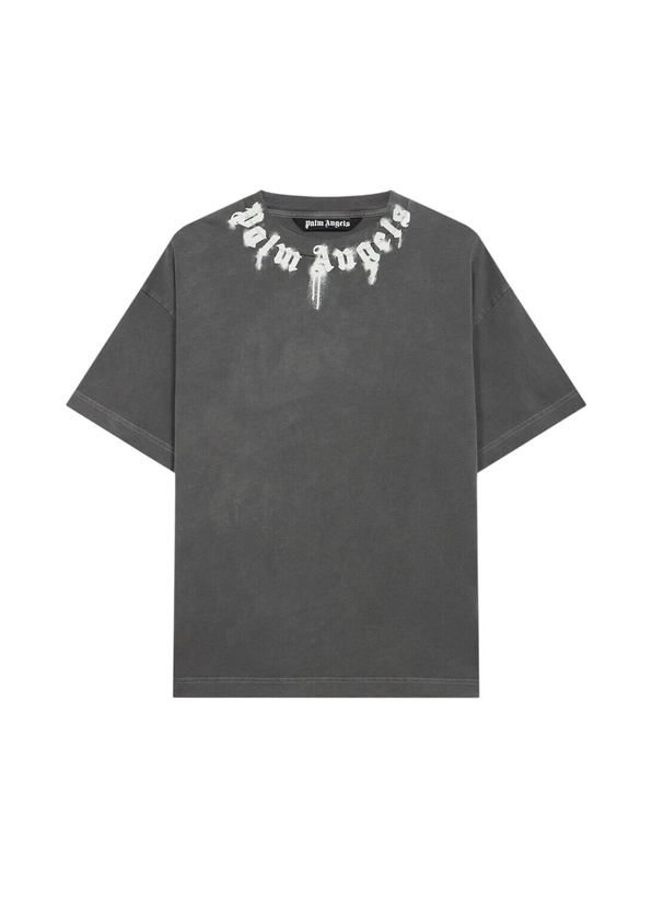 Photo: Palm Angels Neck Logo Regular T-Shirt