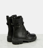 Valentino Garavani Roman Stud 40 leather combat boots