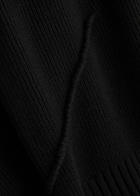 Helmut Lang Roll-neck Ribbed Wool-blend Jumper Black