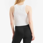 Nike Women's Aeroswift Tank Top in White/Black