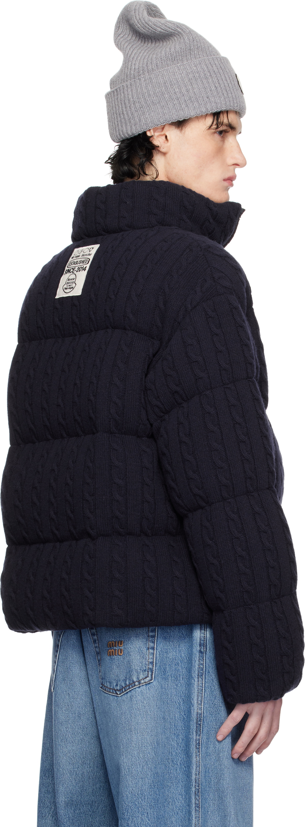 Moncler Genius Moncler x Palm Angels Navy Austru Down Jacket