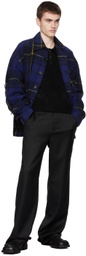 lesugiatelier Blue Fringe Shirt