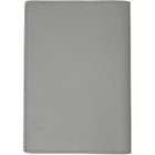 Balenciaga Gray Logo Passport Holder