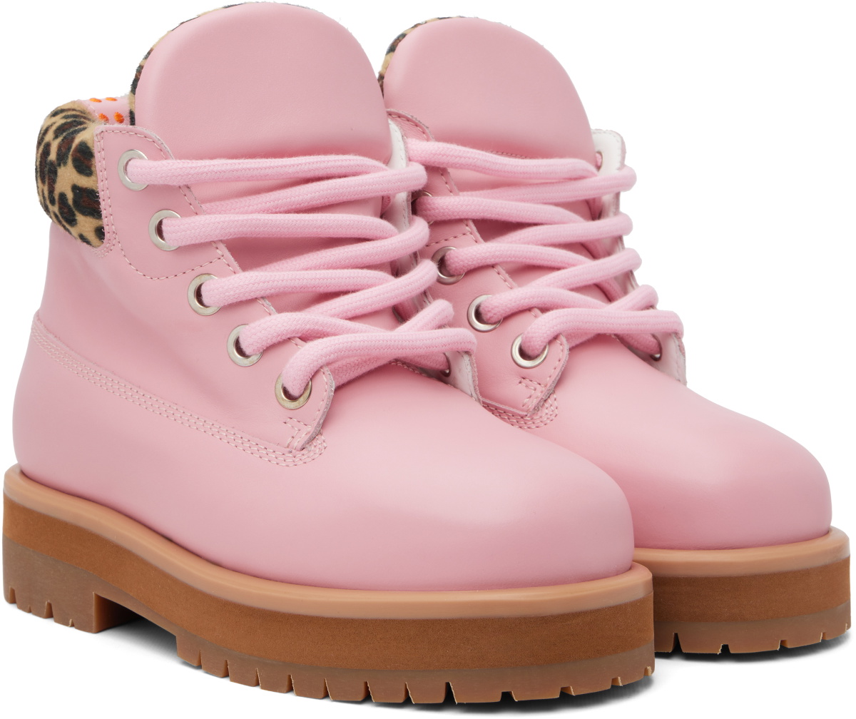 PDF Pink Strada Low Cheetah Boots