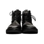 Marsell Black Burraccia Anfibio Boots