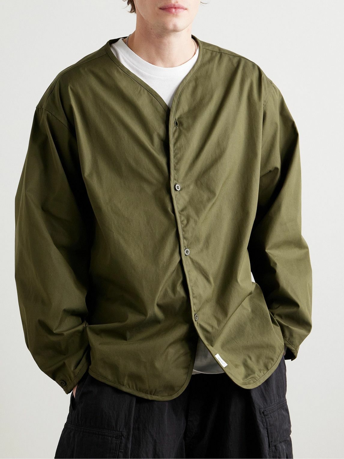 トップス 22aw Wtaps HAGGERZ COTTON. POPLIN OLIVE 22aw Wtaps HAGGERZ COTTON. POPLIN OLIVE