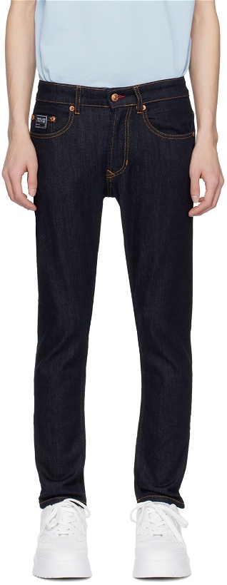 Photo: Versace Jeans Couture Indigo Skinny Jeans
