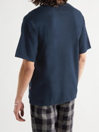 NN07 - Jack Cotton and Cashmere-Blend T-Shirt - Blue