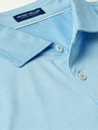 Peter Millar - Excursionist Stretch Cotton and Modal-Blend Polo Shirt - Blue