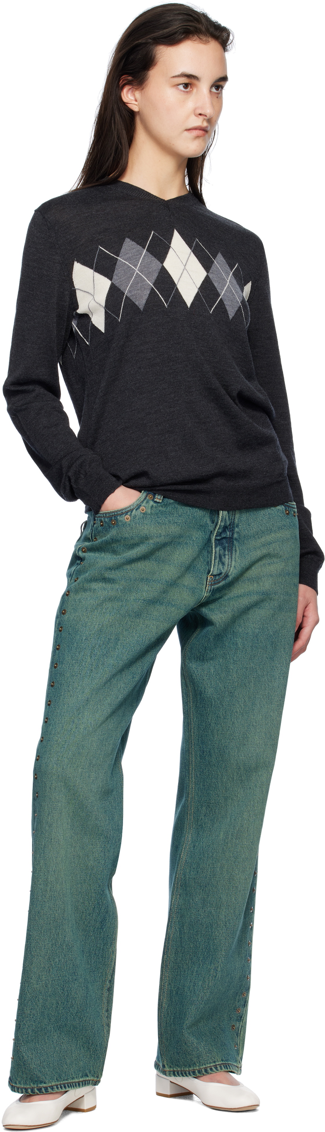 Paloma Wool Green Crowd Jeans