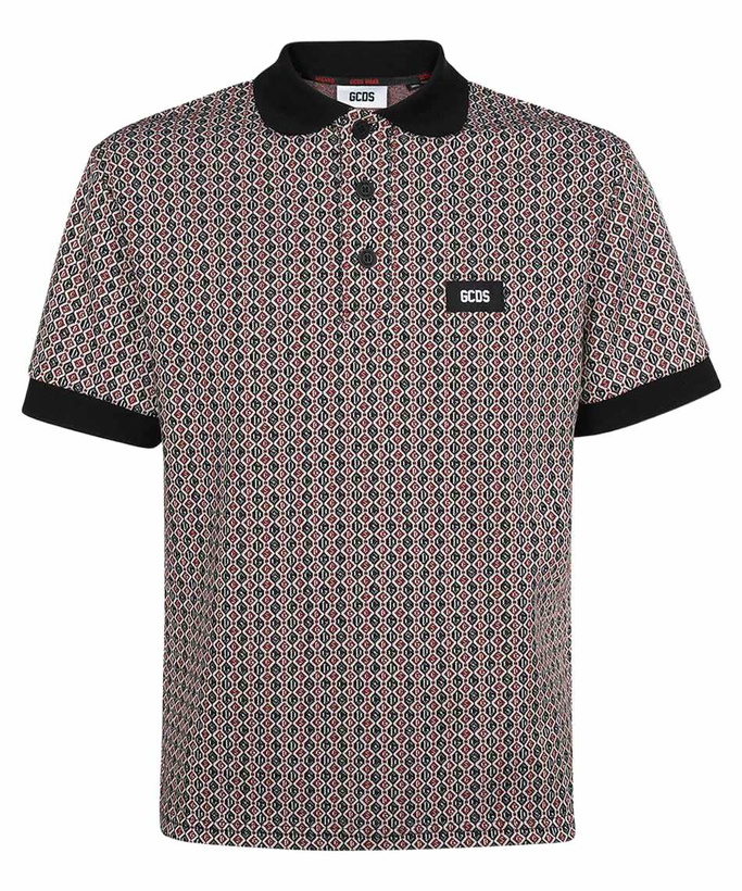 Photo: GCDS Jacquard Knit Polo Shirt