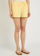 Matteau Cotton-poplin Shorts Yellow