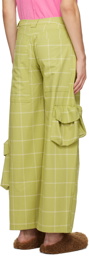 Collina Strada Green Check Trousers