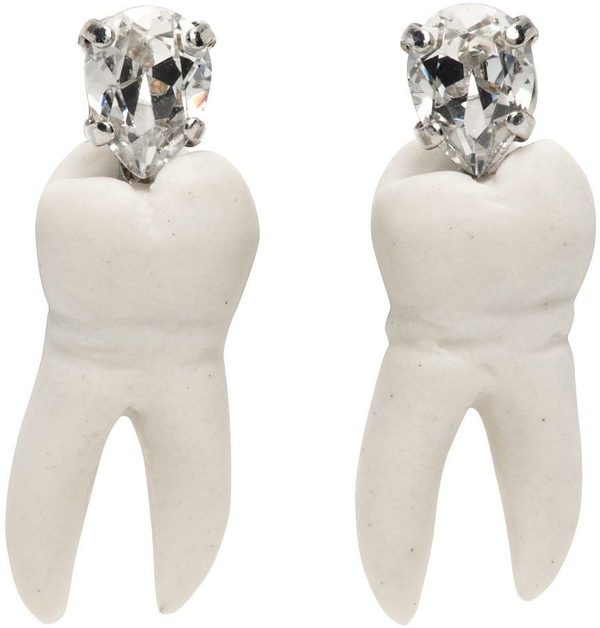 Tooth earrings on sale