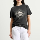 Isabel Marant Women's Étoile Zewel Logo T-Shirt in Faded Black