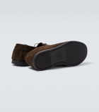 Saman Amel City Moc suede boat shoes