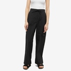 DONNI. Women's Nylon Cargo Pant in Jet