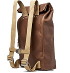 Brooks England - Pickwick Large Leather Backpack - Light brown