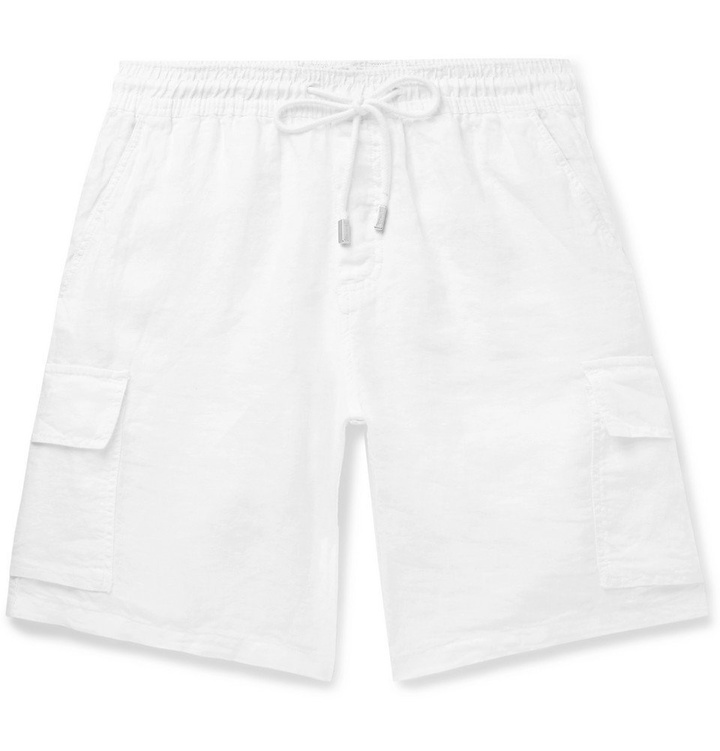 Photo: Vilebrequin - Baie Linen Cargo Shorts - Men - White