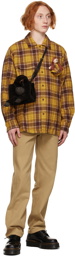Doublet Yellow & Purple Doll Flannel Shirt
