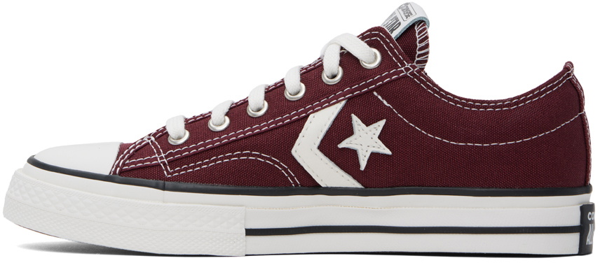 Converse Burgundy Star Player 76 Low Top Sneakers Converse