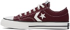 Converse Burgundy Star Player 76 Low Top Sneakers