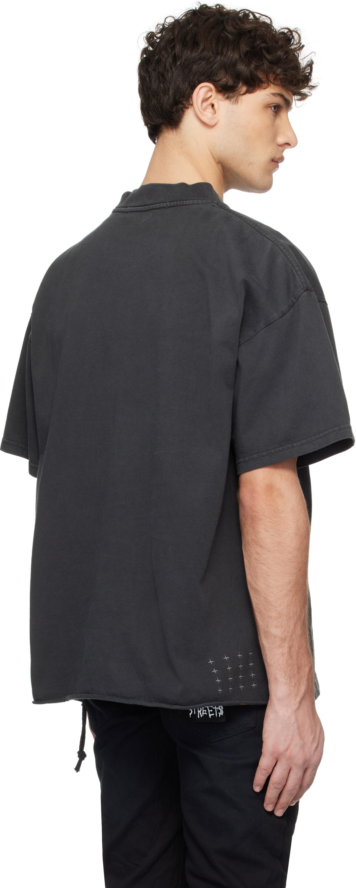 KSUBI Stamp Ekcess ポケット 半袖 Tシャツ 3色 送料込み Ksubi Sketch Ekcess T-shirt | Grey | FARFETCH