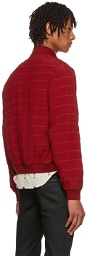 Saint Laurent Red Silk Jacket