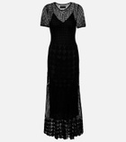 Nili Lotan Yoko crochet cotton midi dress
