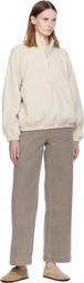 Nothing Written Off-White Woolly Fleece Sweater