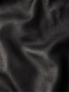 John Elliott - Cropped Leather Blouson Jacket - Black
