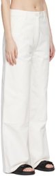 Cecilie Bahnsen White Virginia Trousers