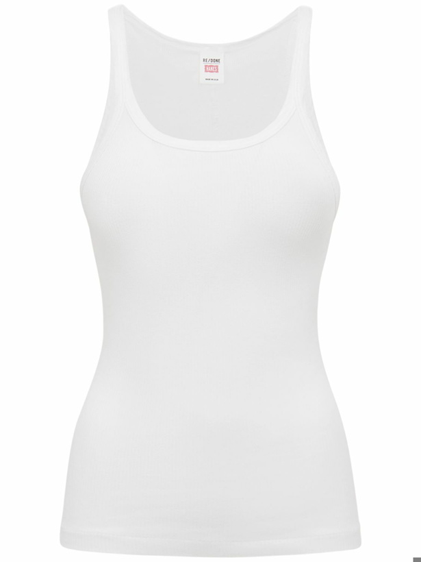 Photo: RE/DONE - Ribbed Tank Top