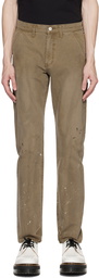 John Elliott Khaki Work Trousers