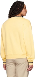 Sporty & Rich Yellow New Serif Sweatshirt