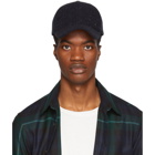 PS by Paul Smith Navy Wool Speckled Cap