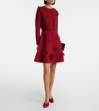 Oscar de la Renta Floral cropped cardigan