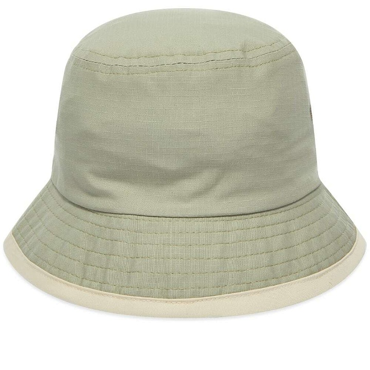 Photo: Folk Men's Border Bucket Hat in Olive Ripstop