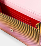 Christian Louboutin Loubi54 CL Logo satin clutch